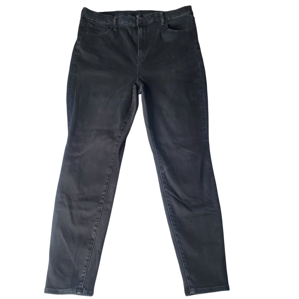 American Eagle Skinny Jeans Womens Large Black Luxe Stretch Jeggings